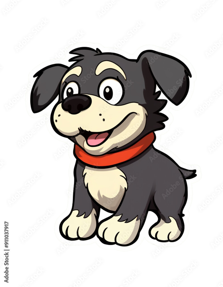 Fototapeta premium happy dog