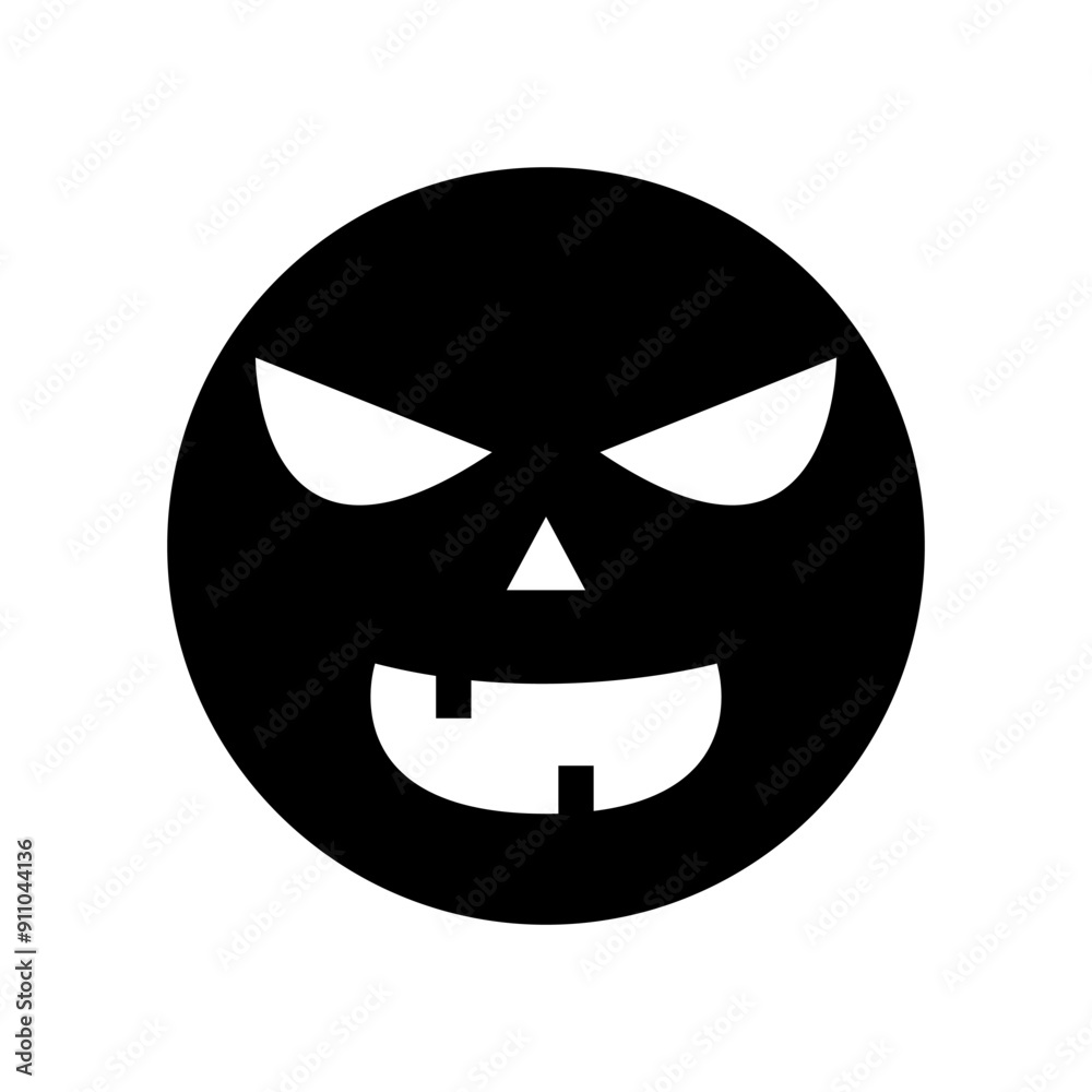 Halloween face icon vector. Scary face illustration sign. Funny Face symbol. Pumpkin face logo. Halloween face icon vector. Scary face illustration sign. Funny Face symbol. Pumpkin face logo.