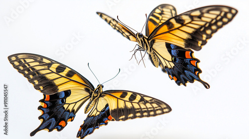 Pair of swallowtail butterf...