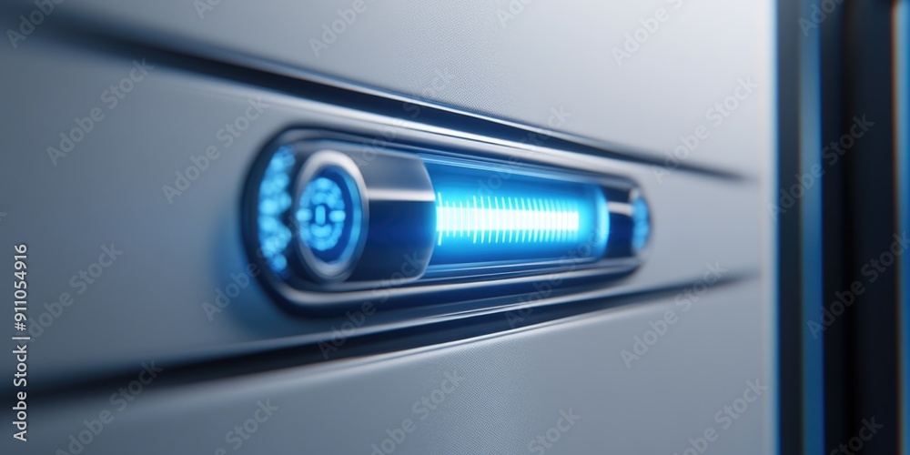 A detailed view of a refrigerator button with subtle wear and tear A detailed view of a refrigerator button with subtle wear and tear