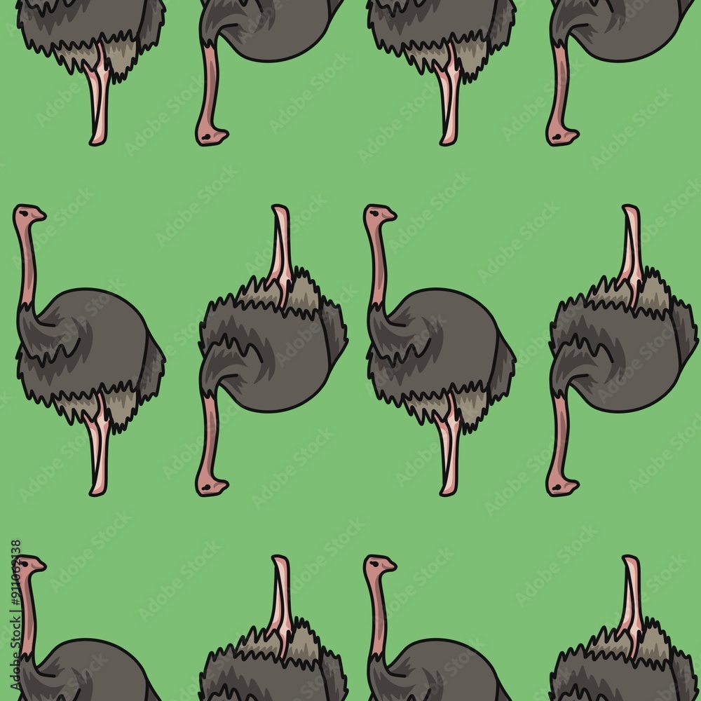 Fototapeta premium seamless pattern with animals