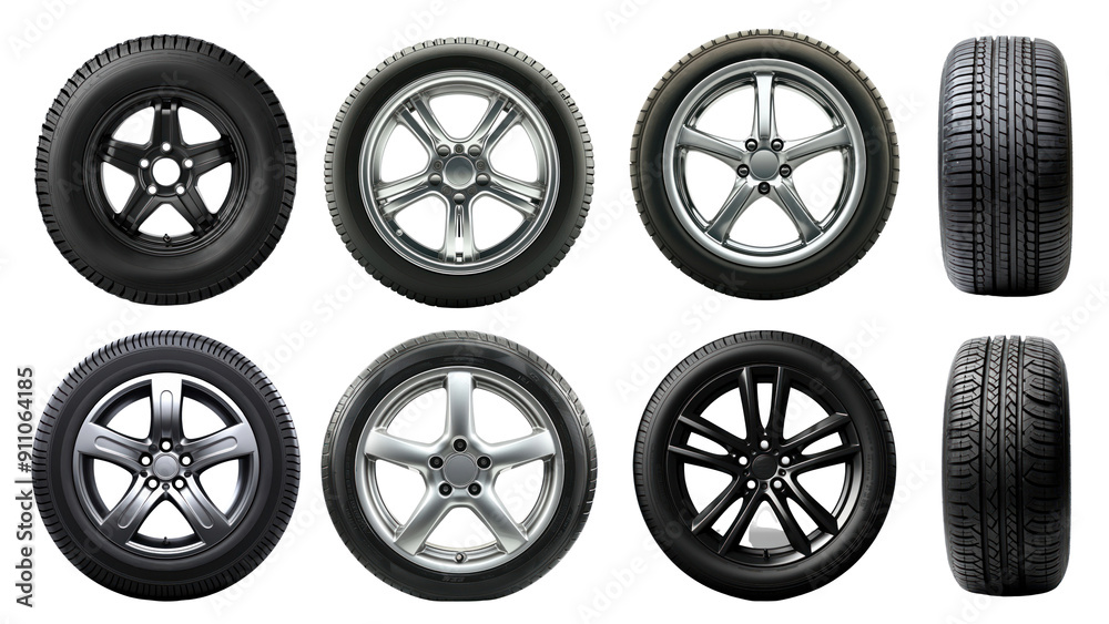 Wheel car vehicle png element set, transparent background Wheel car vehicle png element set, transparent background