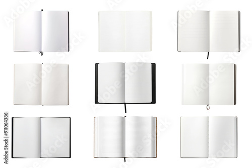 Wallpaper Mural Open notebook png element set, transparent background Torontodigital.ca