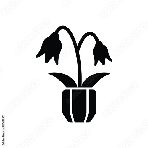 Harebell vector icon