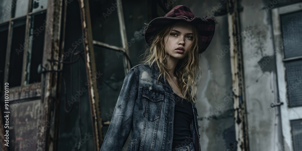 Fototapeta premium Trendy Casual Fashion Photography, Modern Urban Style Portraits