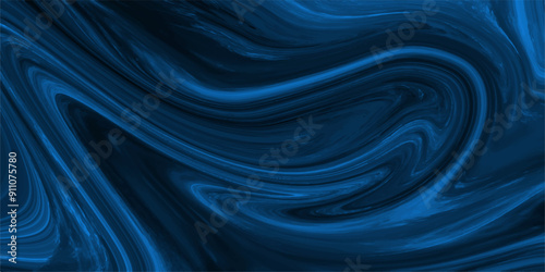 Luxurious beautiful fluid abstract blue acrylic pours liquid marble surface background design. close-up fragment of acrylic oil paint marble. Abstract background with smooth satin cloth with waves art
