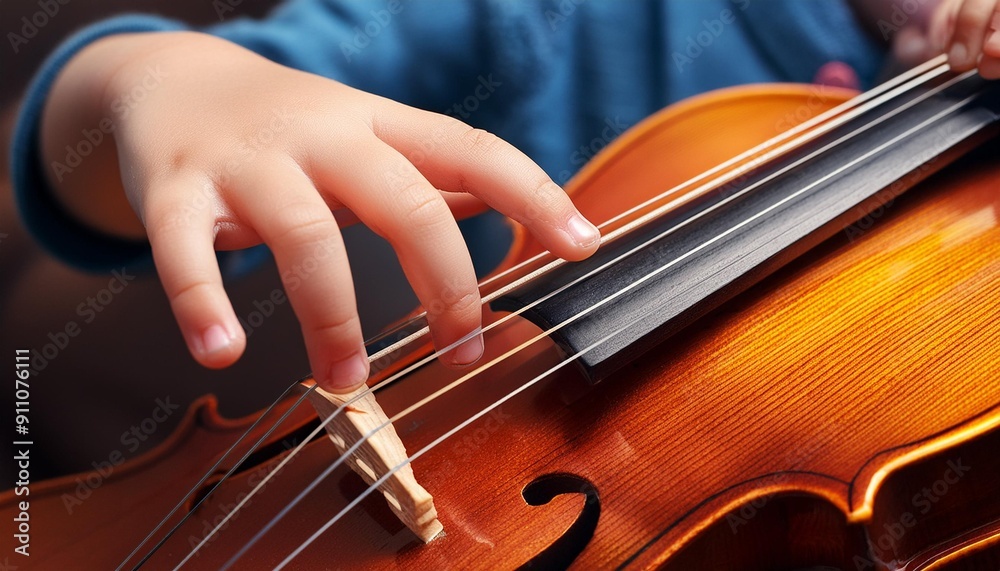 Kid playing on Violin Strings
Child playing an instrument. Kid playing on Violin Strings
Child playing an instrument.