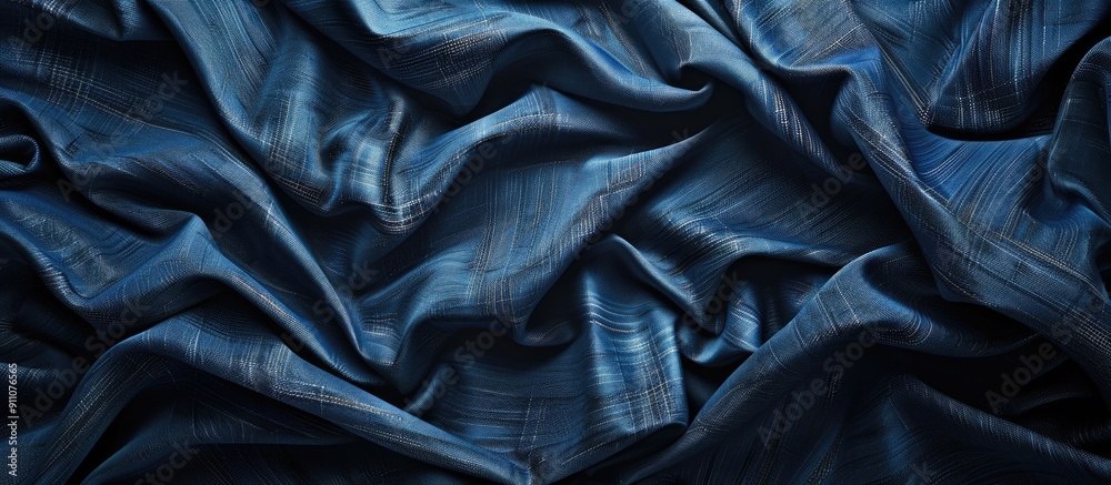 Background of denim fabric in blue with empty space for text or images. Copy space image. Place for adding text and design Background of denim fabric in blue with empty space for text or images. Copy space image. Place for adding text and design
