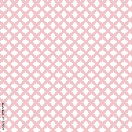 Pastels Textured Fair Isle Seamless Pattern Design