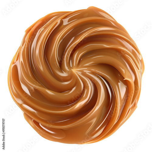 Caramel swirl clip art