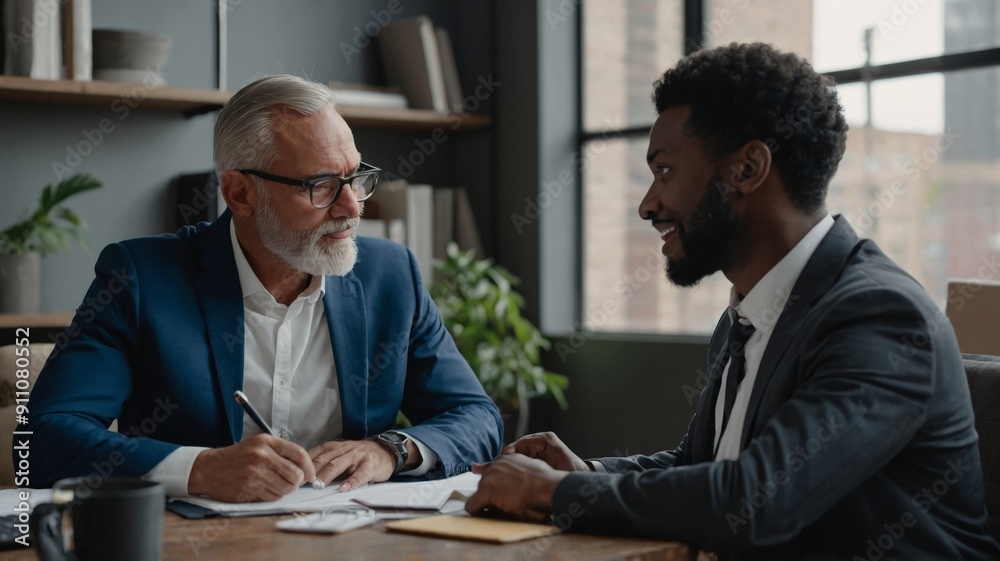 Group of diverse people having a business meeting Group of diverse people having a business meeting