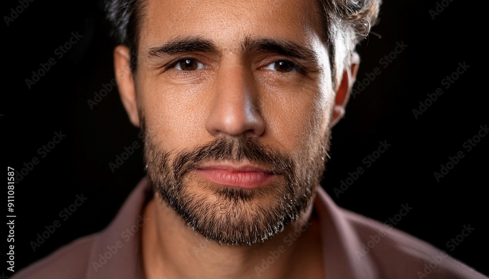 Fototapeta premium Persons facial expressions showing different emotions, symbolizing traits, character, and emotions.