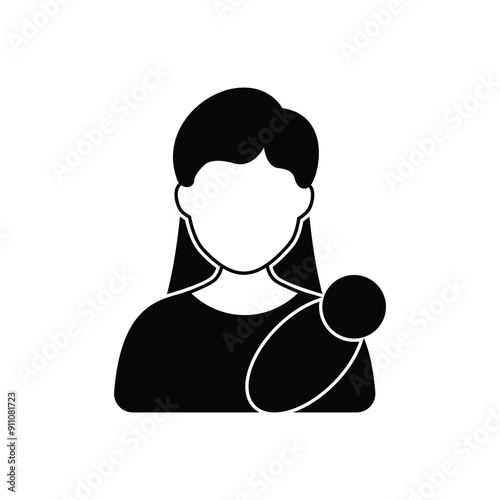 Motherhood vector icon