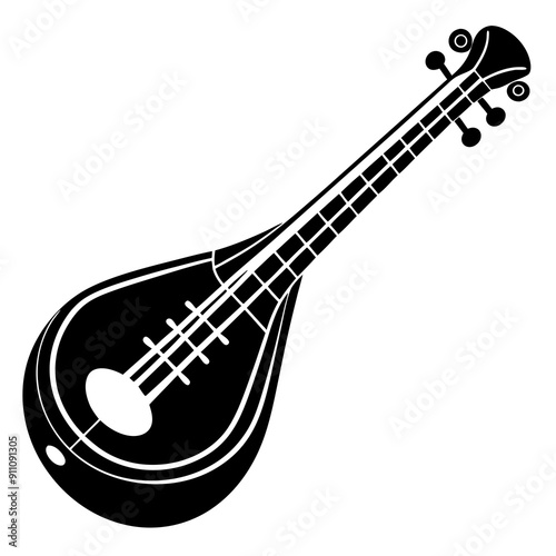 Veena Yantra white background