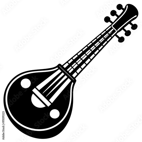 Veena Yantra white background