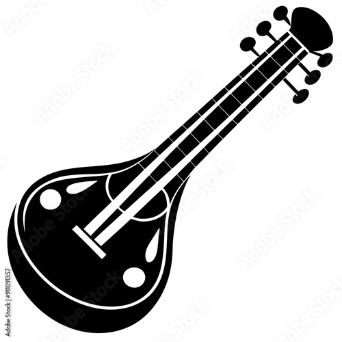 Veena Yantra white background