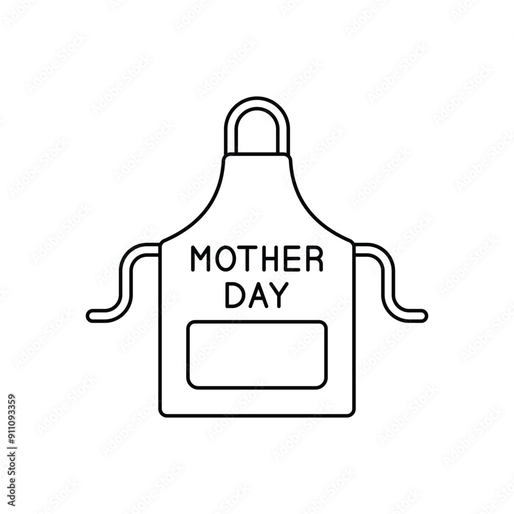 Apron vector icon Apron vector icon
