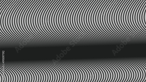 Black curve stripes lines abstract background for backdrop or presentation