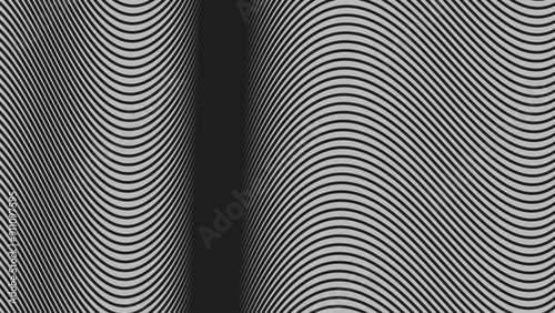 Black curve stripes lines abstract background for backdrop or presentation