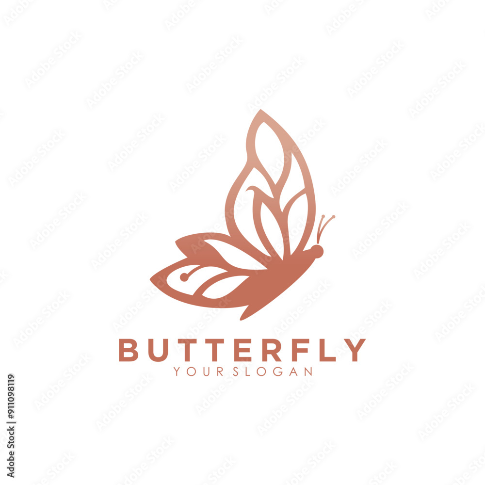 beauty butterfly design with creative concept beauty butterfly design with creative concept