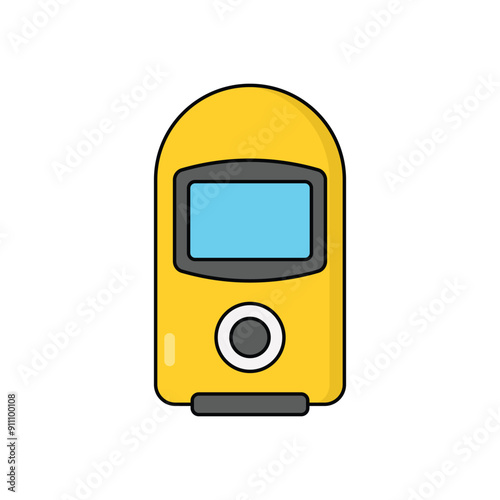 Dosimeter vector icon