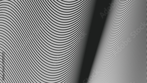Black curve stripes lines abstract background for backdrop or presentation