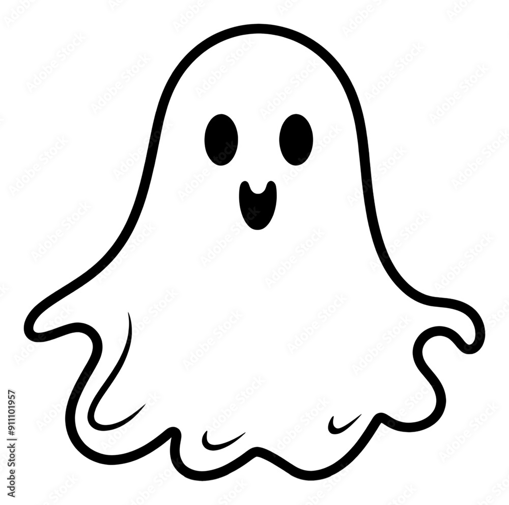 PNG Ghost drawing white line. PNG Ghost drawing white line.