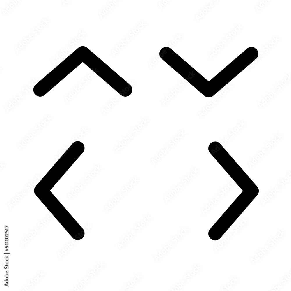 vector collection of up, down, back and next icons with simple design vector collection of up, down, back and next icons with simple design