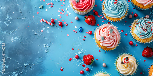 Colorful Cupcake Creations: A Delightful Array of Decorative Sweets for Parties and Celebrations, Perfect for Dessert Lovers and Baking Enthusiasts
