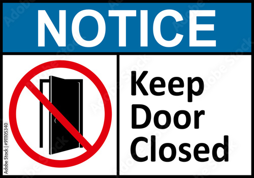 Keep door closed sign. Make sure door is closed after passing through it. Provide security, maintain temperature conditions, prevent the spread of smoke or fire. Prevent unauthorized access.