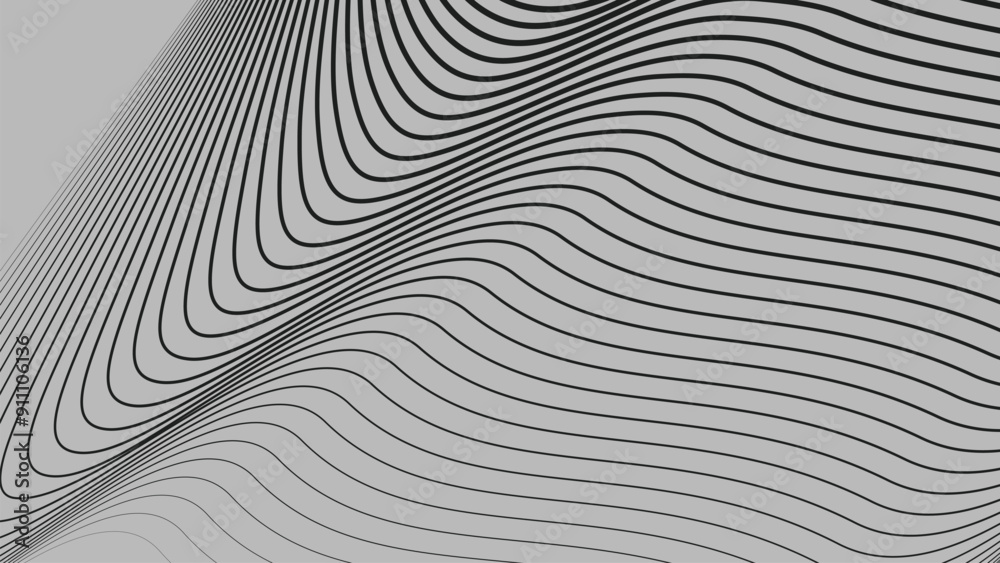 Black curve stripes lines abstract background for backdrop or presentation Black curve stripes lines abstract background for backdrop or presentation