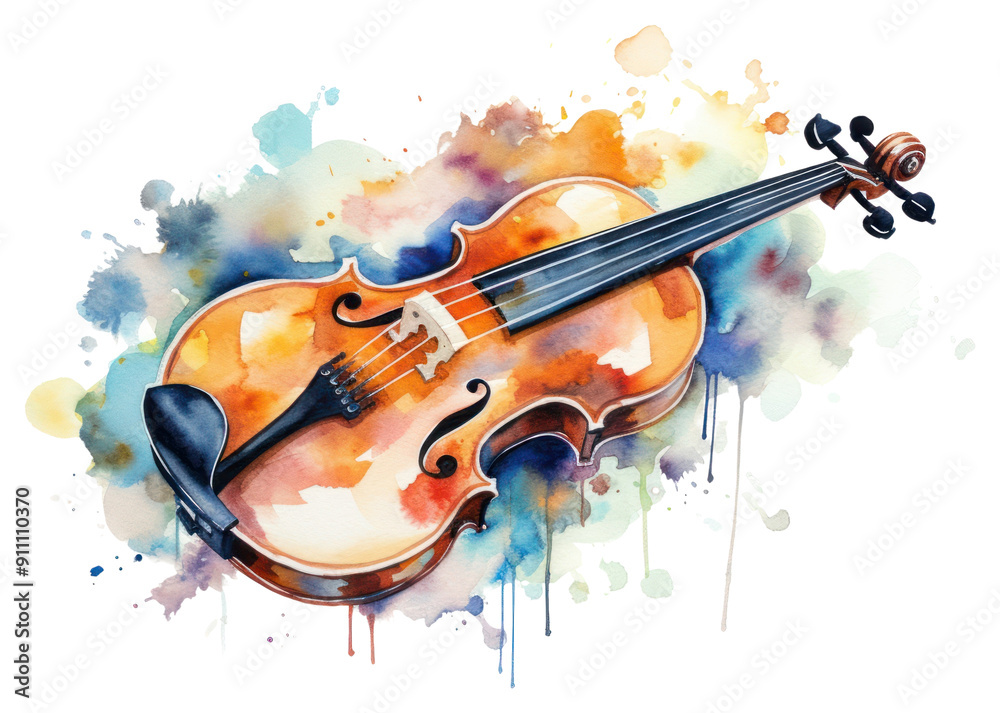 Fototapeta premium PNG Violin performance creativity orchestra.