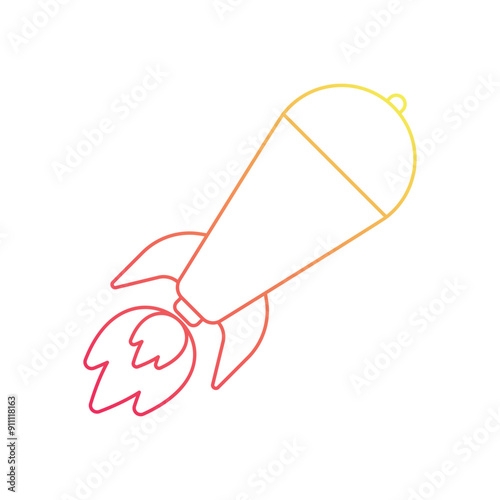 Nuclear bomb  vector icon