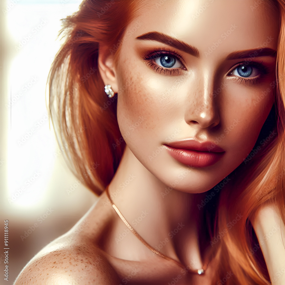 A Perfect Face and a Ginger Smile, Timeless Beauty, Beautiful woman, redhead, blue eyes A Perfect Face and a Ginger Smile, Timeless Beauty, Beautiful woman, redhead, blue eyes