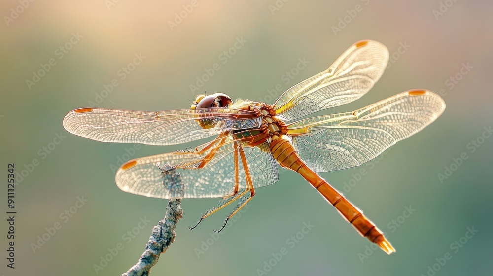 Dragonfly Resting on a Branch Dragonfly Resting on a Branch
