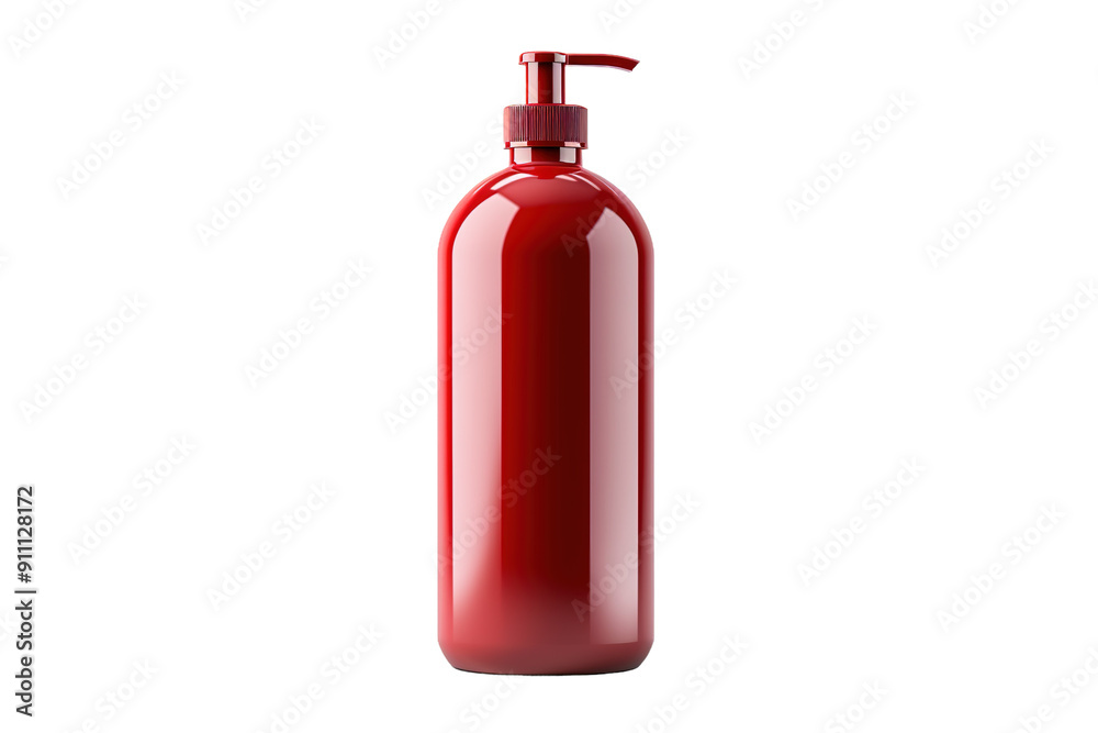 Scarlet Elegance: A Study in Minimalist Hygiene on White or PNG Transparent Background. Scarlet Elegance: A Study in Minimalist Hygiene on White or PNG Transparent Background.