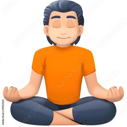 Person in Lotus Position photo