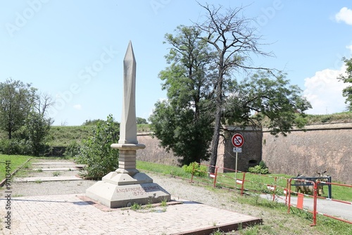 Mémorial de guerre, ville de Neuf-Brisach, département du Haut Rhin, France photo