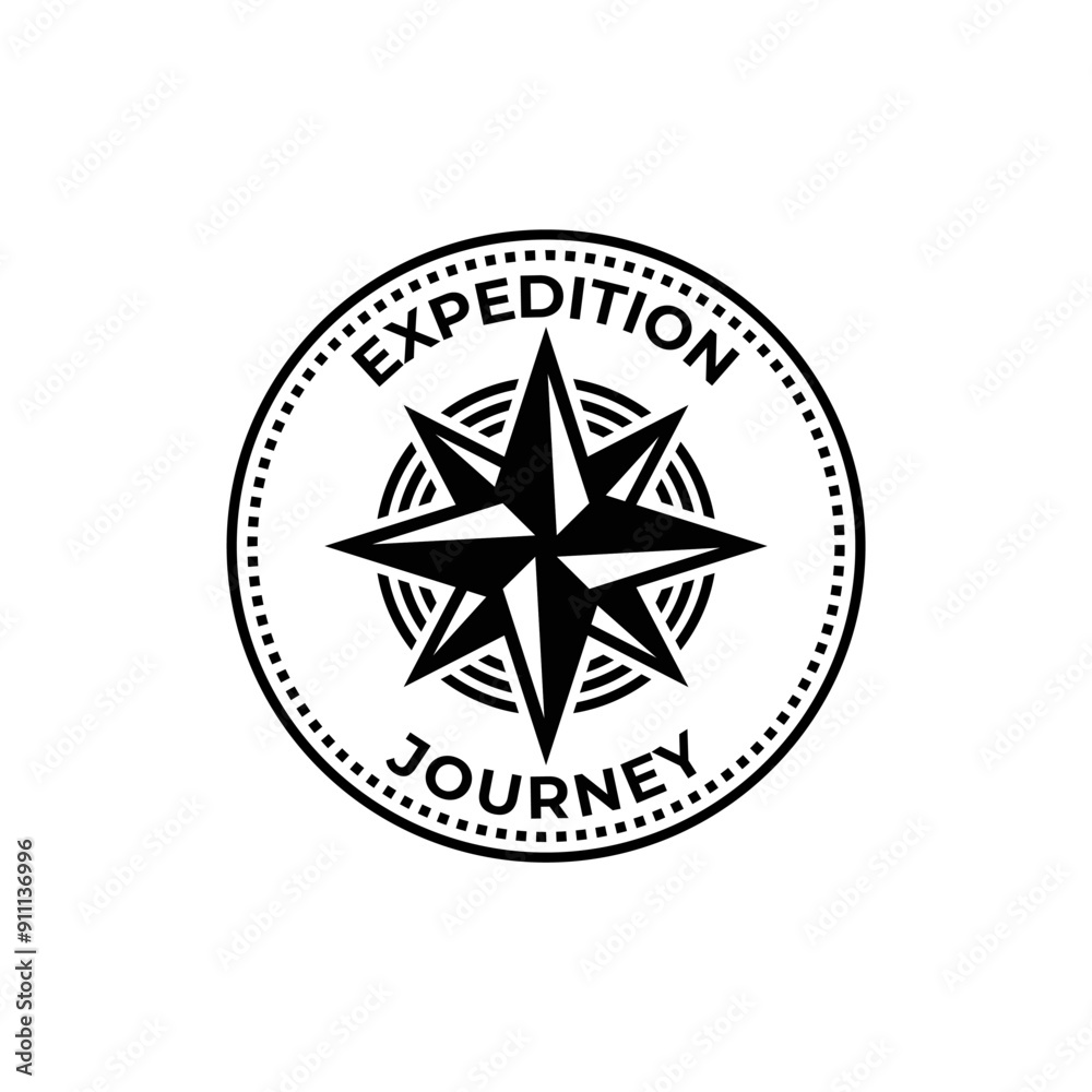 Fototapeta premium compass logo, icon, symbol design template