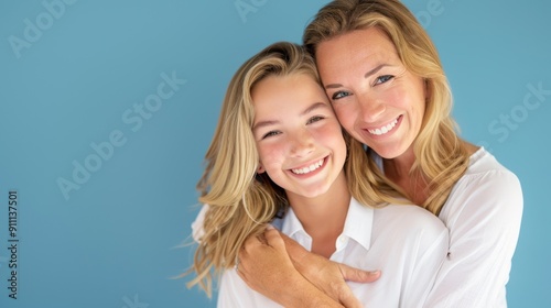 The Happy Mother and Daughter.