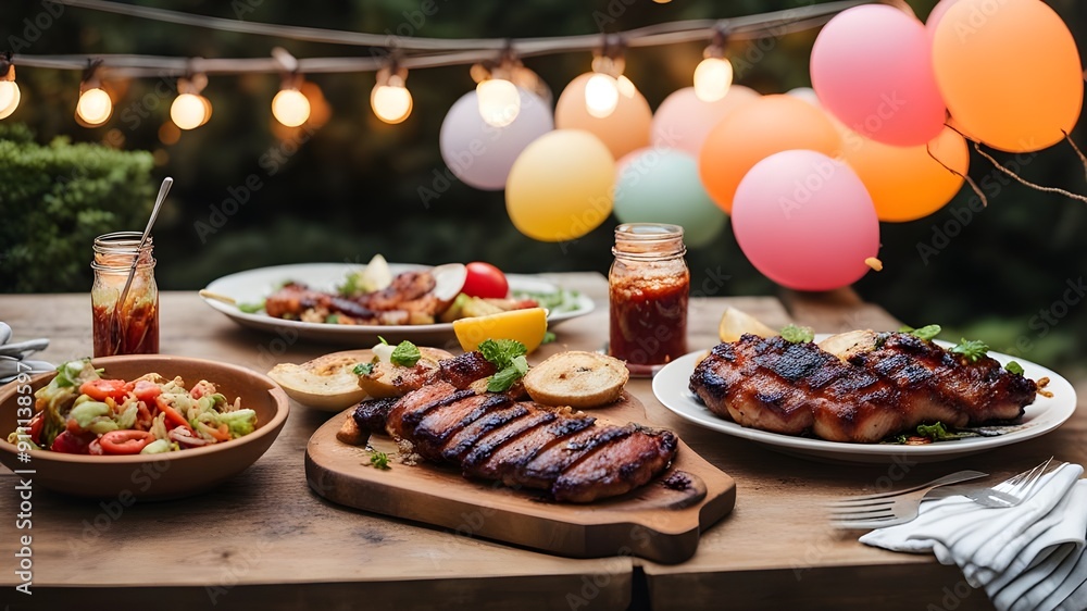 Delicious BBQ dishes Delicious BBQ dishes