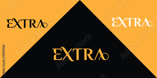 TYPOGRAPHY LETTERING LOGO EXTRA BRAND IDENTITY WITH SPECIAL CHARECTERS A