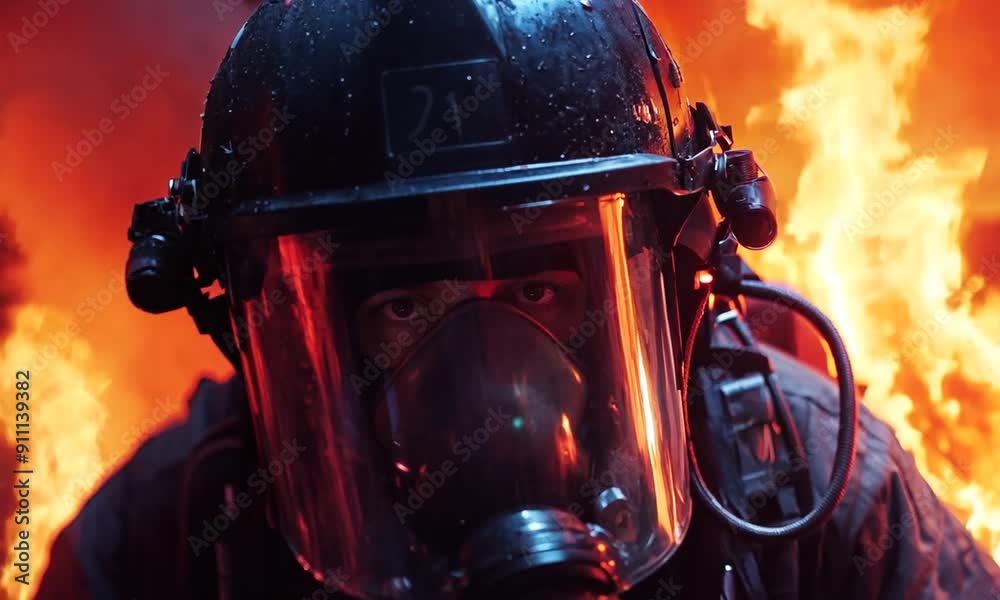 Firefighter in Action Firefighter in Action