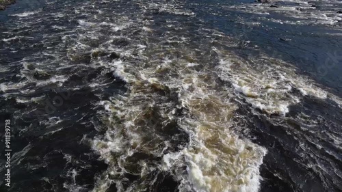 Kukkolankoski or Kukkolaforsen rapids in Tornio river photo