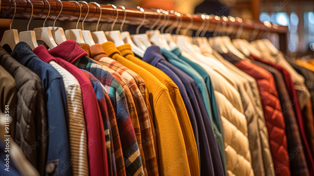 custom made wallpaper toronto digitalMenswear store in English countryside style, autumn and winter clothing collection