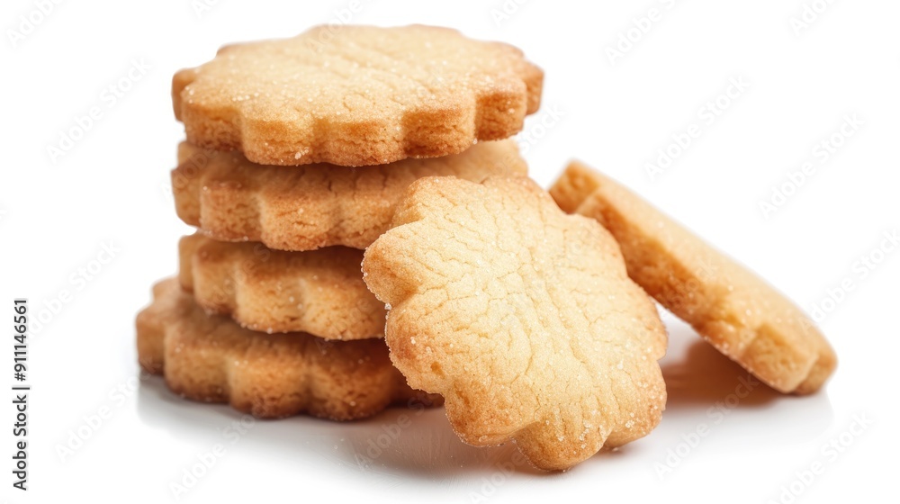 Isolated sugar cookies on a white background Isolated sugar cookies on a white background