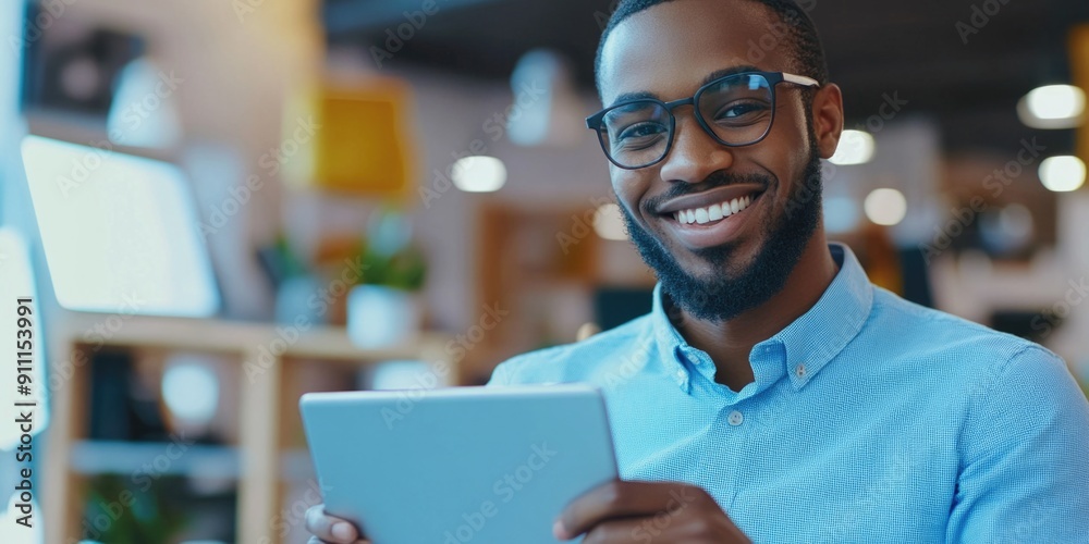 A person holding a tablet computer, likely checking or sending messages A person holding a tablet computer, likely checking or sending messages