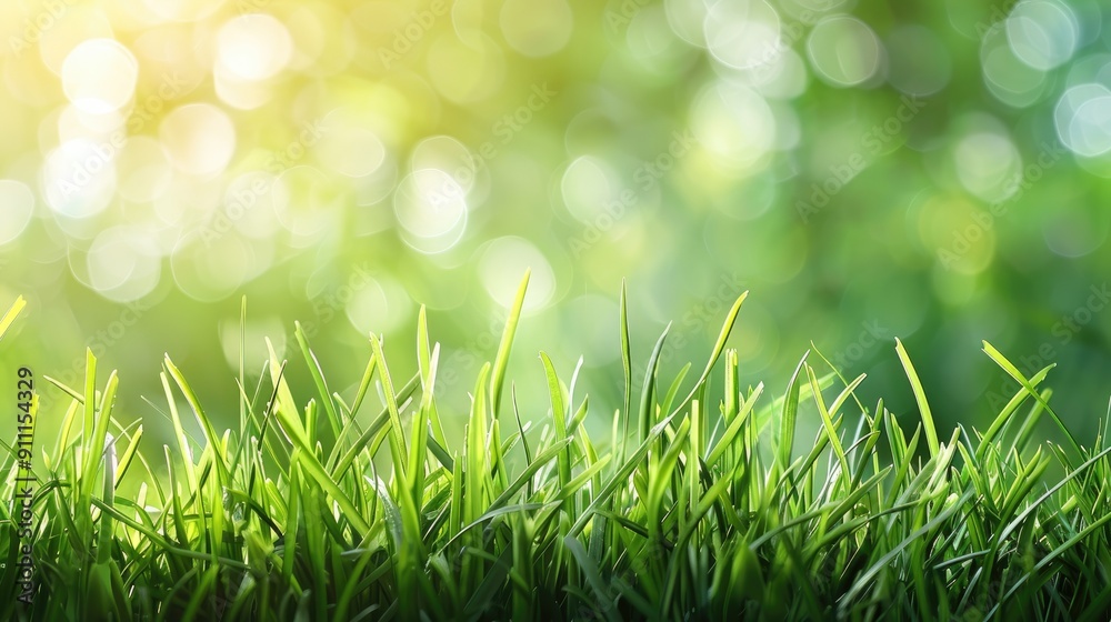 Fresh grass on a green backdrop Fresh grass on a green backdrop