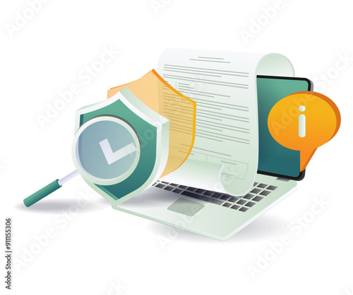 Security Essentials antivirus software logo with shield icon, protecting email, documents, and information