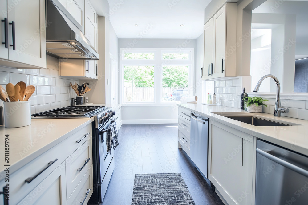 Modern Kitchen with Clean and Simple Design and Minimal Clutter
Modern Kitchen with Clean and Simple Design and Minimal Clutter